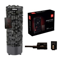Набор Harvia Cilindro PC90XE Black Steel + CX001WiFi